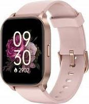 Moteriškas išmanusis laikrodis TOOBUR IDW26, rožinis, 1.83", Bluetooth, IP68, 2 apyrankės