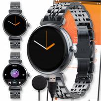 Išmanusis laikrodis SMART PRO GT, AMOLED ekranas, juodas, moterims