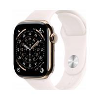 Išmanusis laikrodis Apple Watch 11 GPS + Cellular 42 mm, auksinis ir švelniai rožinis, S/M