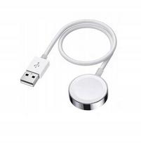 USB indukcinis įkroviklis DT išmaniesiems laikrodžiams, baltas