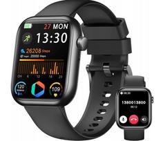Moteriškas išmanusis laikrodis M104, 1.83", Bluetooth, IP68, juodas