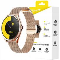Išmanusis laikrodis Titmo O-170, atsparus vandeniui, Bluetooth skambučiai, žingsniamatis