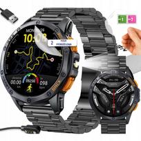 Išmanusis laikrodis su AMOLED ekranu, GPS, kompasu, IP68, Bluetooth ryšiu, 530 mAh baterija