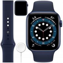 Išmanusis laikrodis APPLE WATCH 6, 44 mm, aliuminio korpusas, GPS, mėlynas, Retina ekranas