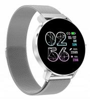 Išmanusis laikrodis Bemi ARI, sidabrinis, 1.3" ekranas, Bluetooth, širdies ritmo stebėjimas, 170 mAh, 64MB