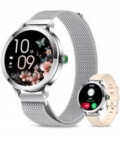 Moteriškas išmanusis laikrodis Efolen, 1,1" AMOLED, skambučių funkcija, sporto režimai, pulso ir SpO2 matavimas