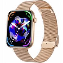 Moteriškas laikrodis SMARTWATCH RUBICON RNCF49, auksinis/raudonojo aukso, metalinė apyrankė