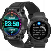 Išmanusis laikrodis FD68s, juodas, su „Bluetooth“