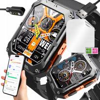 Išmanusis laikrodis vyrams, juodas, Bluetooth skambučiai