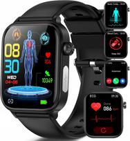 Išmanusis laikrodis NX13 su EKG, HRV, šlapimo rūgšties ir KMI matavimu, Bluetooth, SOS funkcija