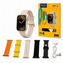 Išmanusis laikrodis C69 Pro 49 mm, 7 dalių rinkinys, Bluetooth, IP67