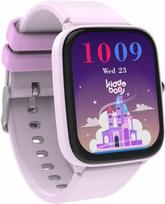 Vaikiškas išmanusis laikrodis Kiddoboo Smartwatch 2.0, alyvinis, su žingsniamačiu ir širdies ritmo matuokliu, nuo 6 metų