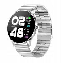 Išmanusis laikrodis Bemi ARI Silver, 1.3", 64MB, dvi apyrankės, sidabrinis/juodas, Bluetooth