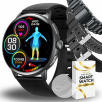 Išmanusis laikrodis senjorams CardioWatch su EKG, HRV, pulso matavimu, skambučiais, lenkišku meniu