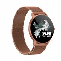 Išmanusis laikrodis Bemi ARI, rudas/varinis, 1.3 colio, dvi „Bluetooth“ juostelės