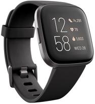 Sportinis laikrodis Fitbit Versa 2 juodas