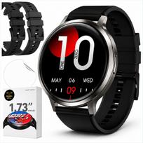 Išmanusis laikrodis moterims, AMOLED ekranas, Bluetooth, IP68, sporto ir sveikatos funkcijos, širdies ritmo ir miego stebėjimas
