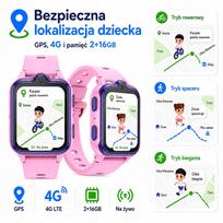 Vaikiškas išmanusis laikrodis ANYSCENES3 su GPS, SIM, vaizdo skambučiais ir SMS