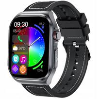 Išmanusis laikrodis su AMOLED ekranu, atsparus vandeniui, sportui, širdies ritmo stebėjimas