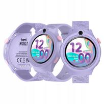 Vaikiškas išmanusis laikrodis Bemi Moki 1.32" 4G LTE, GPS, violetinis