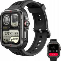 Išmanusis laikrodis SKG R8, širdies ritmo ir SpO2 matuoklis, GPS, IP68, juodas, Android/iOS