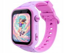 Vaikiškas išmanusis laikrodis FOREVER Kids Besti AI 4G KW-540, rožinis