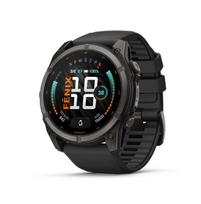 Išmanusis laikrodis Garmin fenix 9, 51 mm, titano, juoda apyrankė