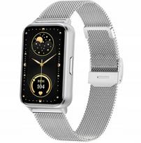 Moteriškas išmanusis laikrodis SMARTWATCH RUBICON RNCF48, sidabrinis, su metaline apyranke