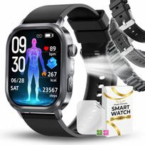 Išmanusis laikrodis vyrams CardioWatch su EKG, kraujospūdžio matavimu ir AMOLED ekranu