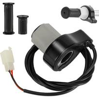 MX350 Throttle Kit Replacement For Razor MX350 Dirt Rocket E200 E300 Electric Scooter Pocket Mod, 24V Twist Grip Throttle With Handlebar Grip gray