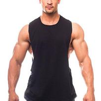 „Muscleguys“ prekės ženklo sporto salės drabužiai „Canotte“ kultūrizmo „Drop Armhole Tank Top“ vyriški kūno rengybos marškinėliai be rankovių treniruočių liemenė XXL