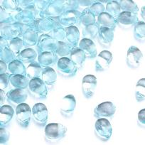 50pcs Water Drop Shape Crystal Beads 9.5x14mm Glass Loose Beads For Jewelry Making DIY Bracelets Necklace Earrings Accessories raudona