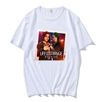 Life Is Strange Reunion Tshirt Summer Short Sleeve Top Unisex Tshirts Hot Game Fashion Design Graphic Merch Unisex Streetwear S black