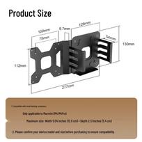 VESA Wall Mount Bracket for Mac Mini M4/M4Pro with Mechanical Arm gray