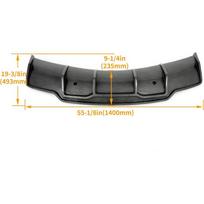 Rear Bumper Diffuser Compatible with 20172025 Tesla Model 3 Sedan Lower Bumper Lip Spoiler Valance Protector Body Kit V Style C United States black