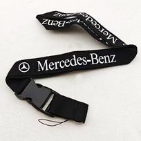 Prabangus dirželis raktų pakabukas Mercedes-Benz AMG W203 W204 W205 W212 W213 W221 W222 W223 W176 W177 B C E CLA GLA GLC CLE GLS klasei black