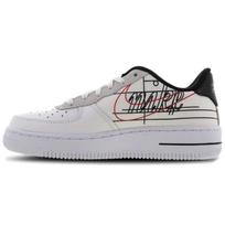 Nike Air Force 1 Low 'Script Swoosh' GS CK9707-100 35.5 gray