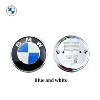 For BMW M 2pcs 82mm 74mm Car Front Hood Logo Badge Rear Trunk Emblem for BMW E46 E90 E39 E60 E36 E30 E61 E91 E92 E87 F10 F20 F30 X3 X5 AA6 2pcs 82mm juoda balta spalva