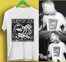 sub-pop-200 Shirt as worn by kurt cobain worn by Kurt Cobain unisex shirt L gray