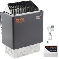 VEVOR 9KW Elektrinis Sausos Pirties Šildytuvas Krosnelė Su Išoriniu Valdikliu Nerūdijančio Plieno 9-13m³ Kambariui