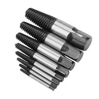 8Pcs Broken Screw Bolt Extractors Remover Damaged Screw Bolt Removing Tool black