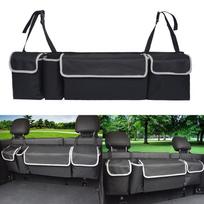 For Toyota Corolla Cross (XG10)   Car Rear Seat Back Storage Bag Waterproof Auto Trunk Backseat Net  Stowing black