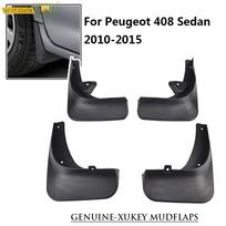 Automobilio purvasargiai Peugeot 408 sedanui 2010 - 2015 Purvasargiai Apsaugos nuo purvo Purvasargis Sparnas 2011 2012 2013 2014 Priekiniai gray