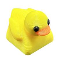 Novelty Resin Keycap Stress Relief Yellow Duck Keycap for Mechancial Keyboard Creative 3D Keycap 1 yellow