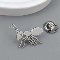 Fun gold-plated ant badge, ladies’ anti-exposure buttons, suit lapel pin, collar brooch, formal accessories juoda