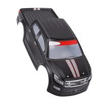 RC Shell for 1/10 RC Cars Universal PVC RC Truck Body Shell Cover Spare Part for 26cm Wheelbase Black
