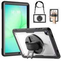 For Samsung Galaxy Tab A11+ A11 Plus 11 inch A9+ SM-X216B SM-X110 Case Shockproof Safe Hybrid Stand Tablet Cover A11 Plus 11inch 2025 balta