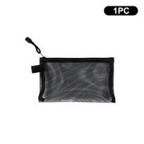 Transparent Mesh Travel Passport Holder Portable Scratch-resistant ID Card Pouch 1/3/5Pcs for Holiday Travel Daily Commute A5 white