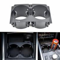 Car Front Center Console Water Cup Holder Insert Frame A2126800110 2126800110 For Mercedes Benz W212 E-Class 2010 2011 2012 gray