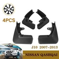 Car Mud Flaps For Nissan Qashqai  +2  Dualis 2007-2013 J10 J11 2014- Splash Guards Mud Flap Mudguards Fender 2010 2011 2012 J10  2007-2013 black